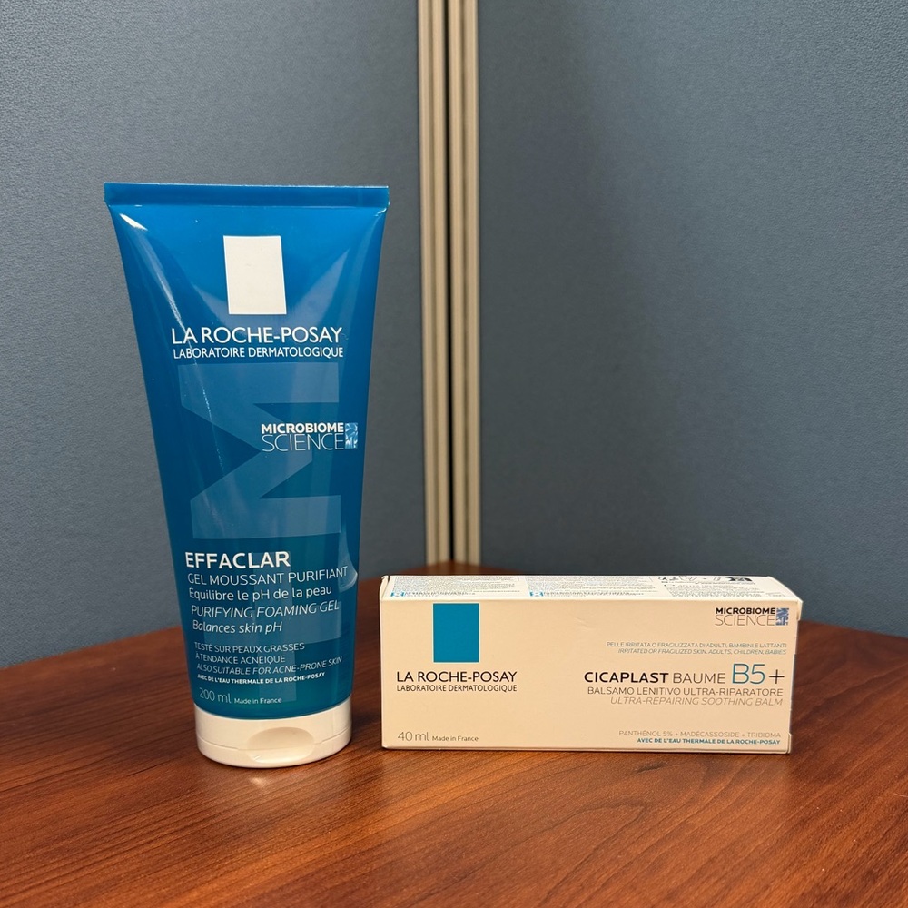 La Roche-Posay Duo – Effaclar Purifying Foaming Cleanser & Cicaplast Baume 5+